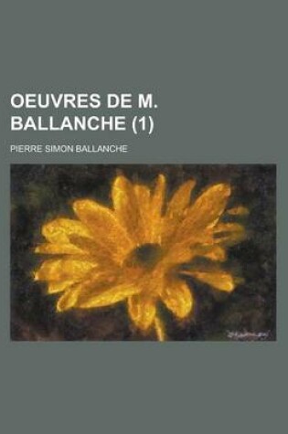 Cover of Oeuvres de M. Ballanche (1)