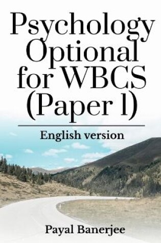 Cover of Psychology Optional for WBCS (Paper 1)