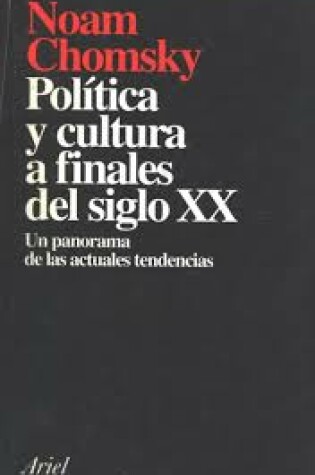 Cover of Politica y Cultura a Finales Siglo XX