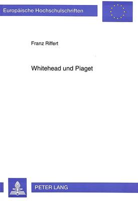 Cover of Whitehead Und Piaget