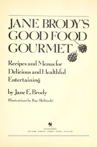 Cover of Jane Brody's Good Food Gourmet