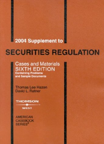 Book cover for 04 Supp Securities Regulation