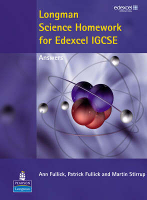 Book cover for Longman Science homework for Edexcel IGCSE Answers