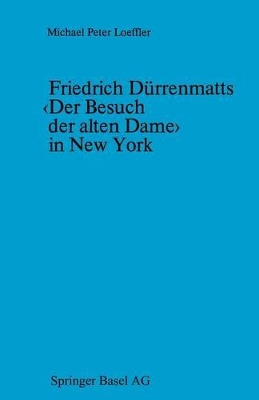 Book cover for Friedrich Durrenmatts in New York