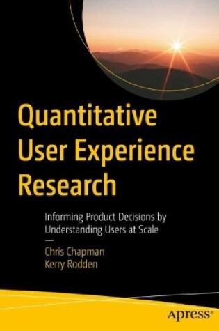 Cover of Quantitative User Experience Research