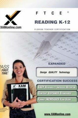 Cover of FTCE Reading K-12 Teacher Certification Test Prep Study Guide