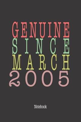 Book cover for Genuine Since March 2005