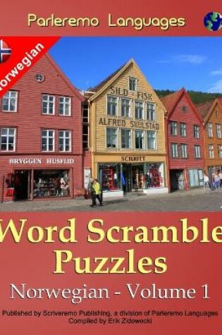 Cover of Parleremo Languages Word Scramble Puzzles Norwegian - Volume 1