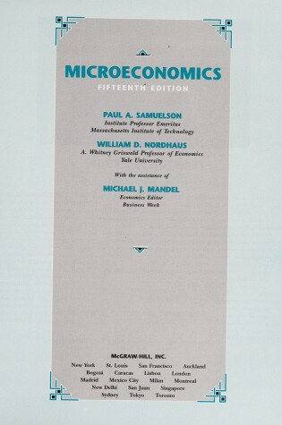 Cover of Microeconomics