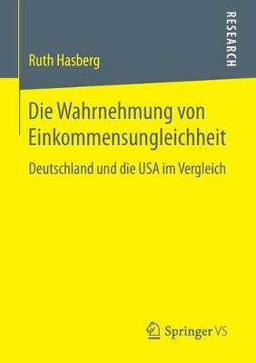 Book cover for Die Wahrnehmung von Einkommensungleichheit