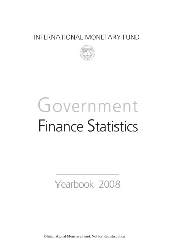 Book cover for Government Finance Statistics Yearbook 2008