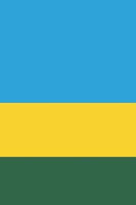 Book cover for Rwanda Flag Notebook - Rwandan Flag Book - Rwanda Travel Journal