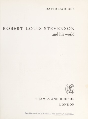 Book cover for Robert Louis Stevenson and His World