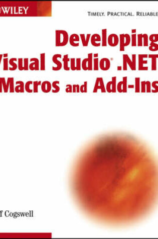 Cover of Developing Visual Studio.NET Macros and Add-ins