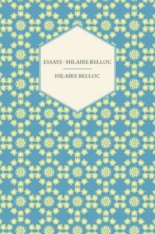 Cover of Essays - Hilaire Belloc