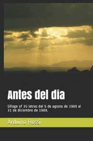 Cover of Antes del dia