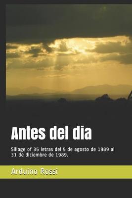 Book cover for Antes del dia