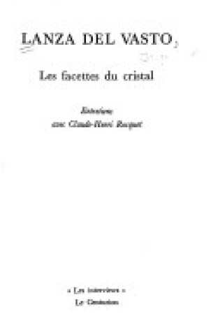 Cover of Les Facettes Du Cristal