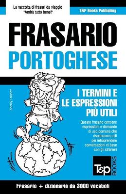 Book cover for Frasario Italiano-Portoghese e vocabolario tematico da 3000 vocaboli