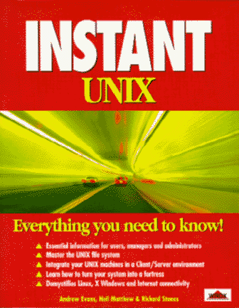 Book cover for Instant Unix