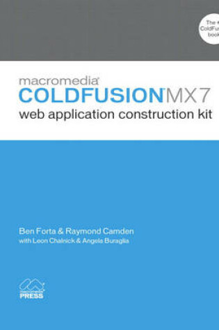Cover of Macromedia ColdFusion MX 7 Web Application Construction Kit