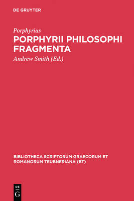 Book cover for Porphyrii Philosophi Fragmenta