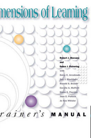 Cover of Dimensions of Learning Trainer's Manual, 2nd Ed.