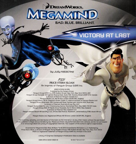 Book cover for Megamind: Victory at Last