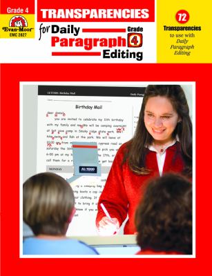 Book cover for Daily Paragraph Editing Transparencies, Grade 4