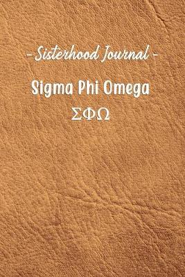 Book cover for Sisterhood Journal Sigma Phi Omega