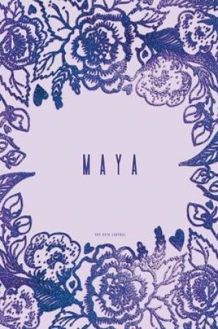 Cover of Maya Dot Grid Journal