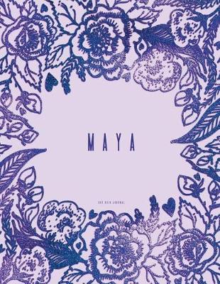 Book cover for Maya Dot Grid Journal