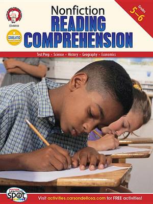 Book cover for Nonfiction Reading Comprehension, Grades 5 - 6