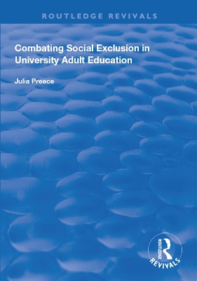 Book cover for Combating Social Exclusion in University Adult Education