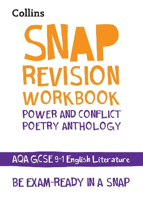 Book cover for AQA Poetry Anthology Power and Conflict Workbook