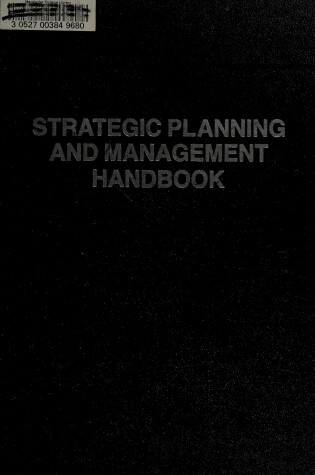 Cover of Strategic Planning and Management Handbook