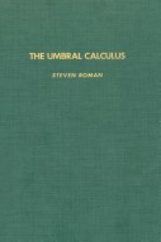 Cover of Umbral Calculus