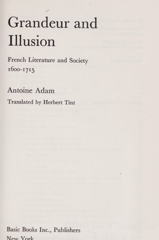 Cover of Grandeur and Illusion