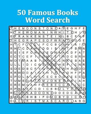 Book cover for 50 Famous Books Word Search