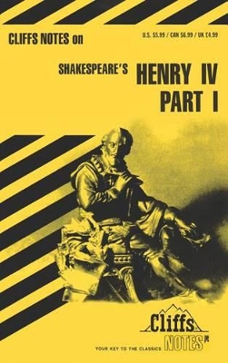 Book cover for Cliffsnotes on Shakespeare's Henry IV, Part 1