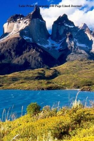 Cover of Lake Pehoe Patagonia 100 Page Lined Journal