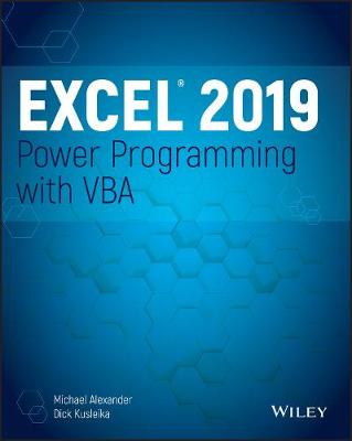 Book cover for Excel 2019 Power Programming with VBA