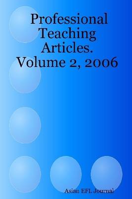 Book cover for Professional Teaching Articles: Volume 2, 2006