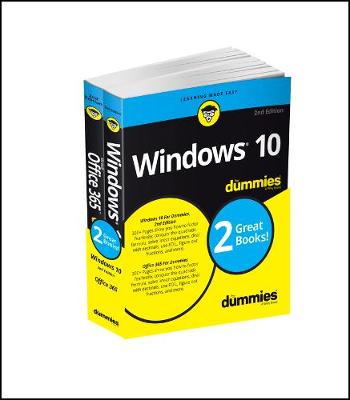 Cover of Windows 10 & Office 365 For Dummies, Book + Video Bundle