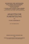 Book cover for Analytische Fortsetzung