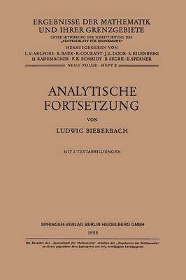 Cover of Analytische Fortsetzung