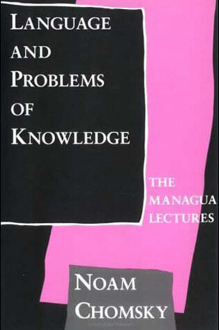 Cover of Language and Problems of Knowledge