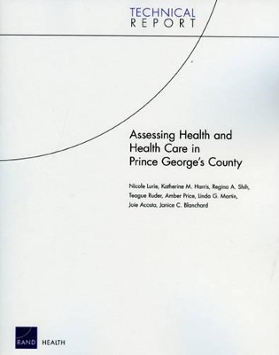 Book cover for Assessing Health and Health Care in Prince George's County