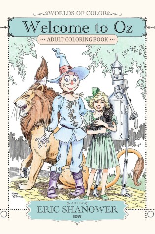 Cover of Worlds of Color: Welcome to Oz Adult Coloring Book