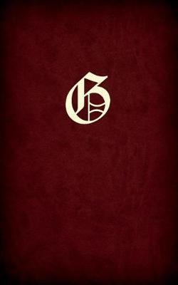 Book cover for G